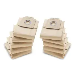 Prix Bas Sac filtrant papier pour aspirateur T 7/1 - T 9/1 - T 10/1 paquet de 10 - KÄRCHER - 69043330