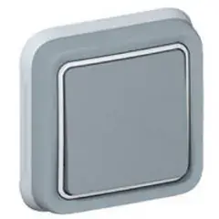 Promotion Saisonnière Interrupteur ou va-et-vient étanche PLEXO complet IP55 encastré gris - LEGRAND - 069811