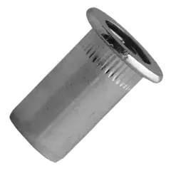 Satisfait Ou Remboursé Ecrou cranté borgne tête plate acier zingué M8 L 26,5 mm 100 pièces - SCELL-IT - TCBD0830