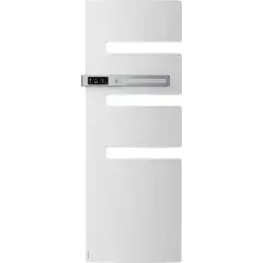 Prix Promo Sèche-serviette connecté mât à gauche SERENIS 500W blanc - ATLANTIC - 850532