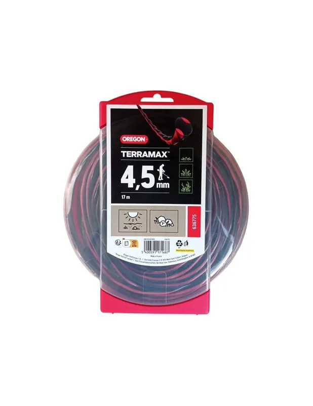 Fil débroussailleuse Oregon TERRAMAX 4,5 mm x 17 m Prix Promo