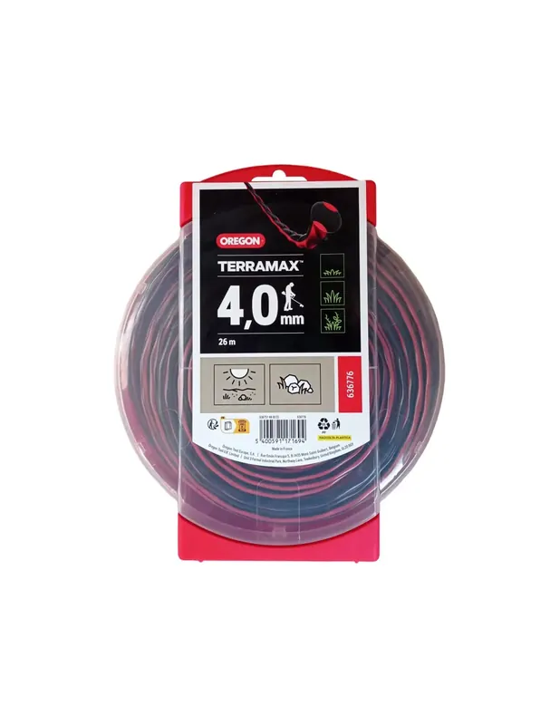 Fil débroussailleuse Oregon TERRAMAX 4,0 mm x 26 m Offre Limitée
