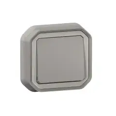 Interrupteur ou va-et-vient étanche PLEXO 10 AX 250 V~ livré complet pour fixation en encastre gris (boîte de 10) - LEGRAND - 069811L Offre Spéciale