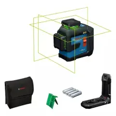 Vente Directe Laser lignes 3,7V GLL 80-33 G Professional (sans batterie ni chargeur) + 4 piles AA LR6 – BOSCH – 0601065500
