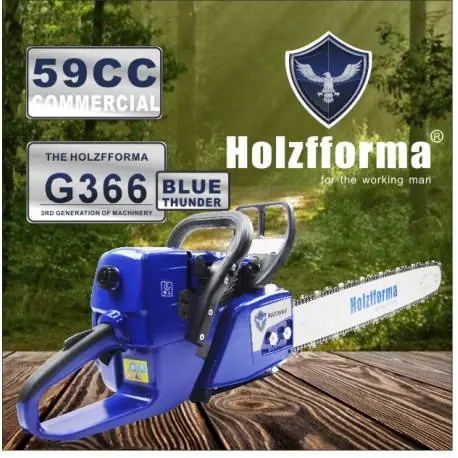 Tronçonneuse thermique HOLZFFORMA G366 - 59cc - 45cm de coupe Meilleur Prix