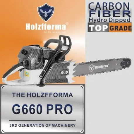 Tronçonneuse thermique HOLZFFORMA G660 – PRO CARBON – 92cc – 63cm de coupe Haute Qualité