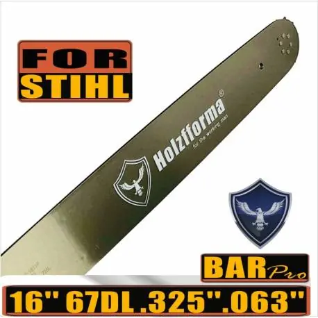 Guide de tronçonneuse 40cm (16&Prime;) PAS 325&Prime; – Jauge 1,6mm (.063) de Marque HOLZFFORMA Super Prix