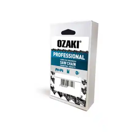 Chaîne de tronçonneuse qualité Pro semi carrée PAS 3/8&Prime; – .058 (1,5mm) 84 entraîneurs de marque OZAKI Produit De Marque