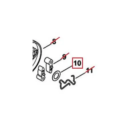 Meilleure Vente Rondelle ø12mm d‘origine STIHL 08S – 064 – 066 – 084 – 088 – MS640 – MS650 – MS660 – MS661 – MS880 – TS700 – TS800