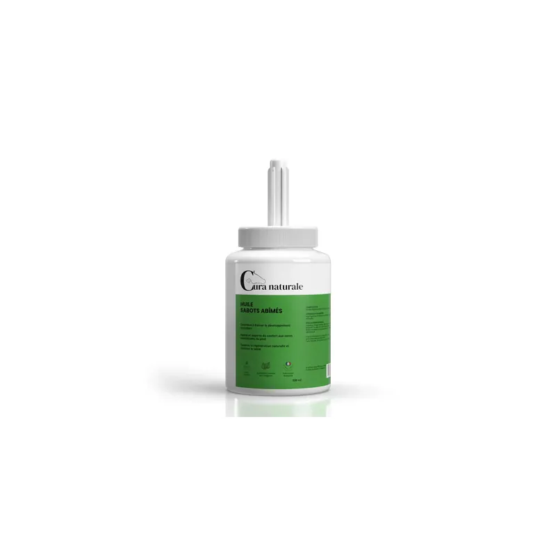 Cura Naturale – Huile sabots abîmés 500 ml Haute Qualité