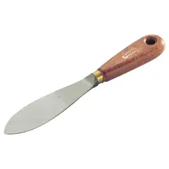 Bon Marché Couteau à mastiquer feuille de laurier acier manche bois exotique lustré - L‘OUTIL PARFAIT - 486000