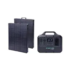 Pack station énergie portative IZYWATT 1500 + 2 panneaux solaires 315W pliants cadrés - ORIUM - 39224 Commande En Gros