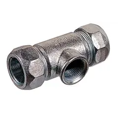 Raccord té égal avec piquage femelle DN20 3/4‘‘ - GEBO - 01.150.04.02 Bon Marché