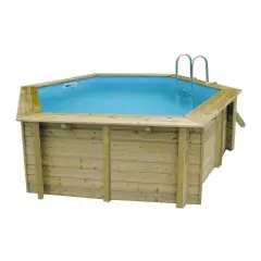 Paiement Sécurisé Piscine AZURA D410 H120cm liner bleu 50/100 + bache bulles - UBBINK - 7504504