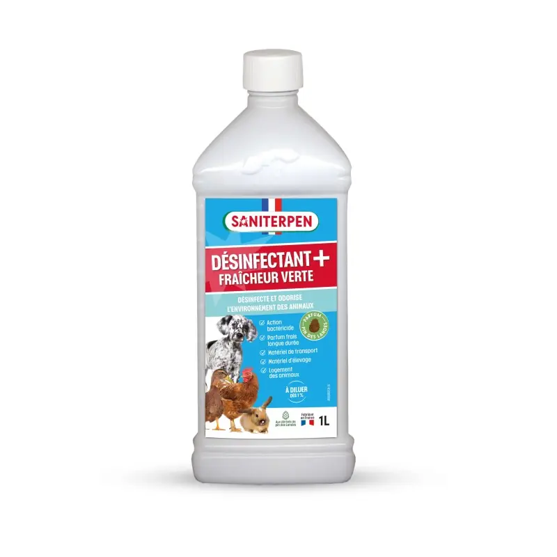 Bon Marché DÉSINFECTANT PLUS FRAÎCHEUR VERTE 1L – SANITERPEN