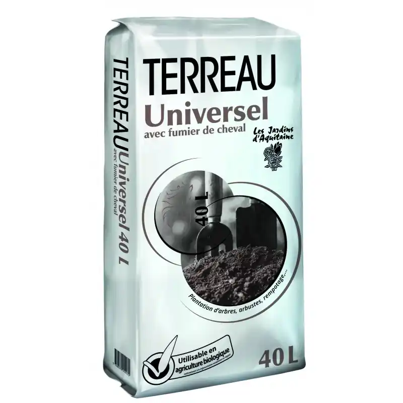 Offre Limitée TERREAU UNIVERSEL FUMIER DE CHEVAL 40L – LES JARDINS D‘AQUITAINE