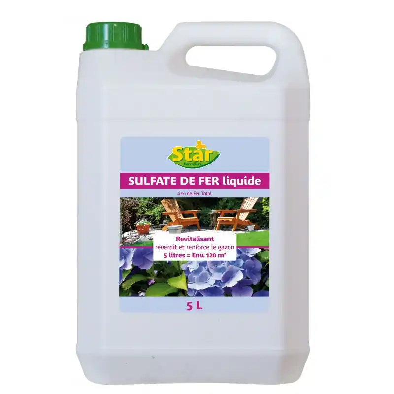 Marque SULFATE DE FER LIQUIDE 5L – STAR JARDIN