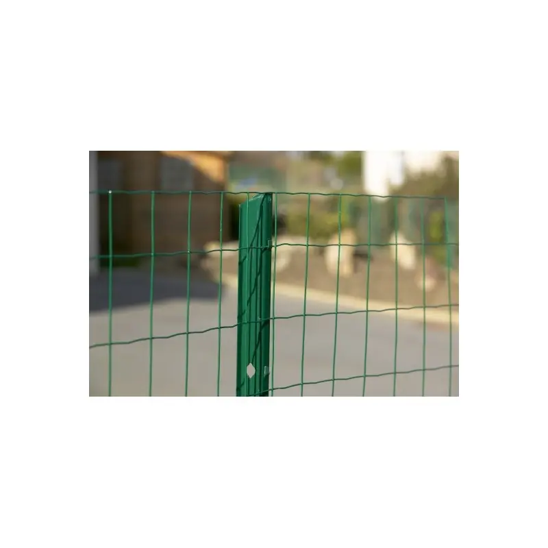 GRILLAGE SOUDÉ PLASTIFIÉ VERT 1M - ROULEAU 25M - FIL 2.2MM - MAILLE 100x50MM - KICLO Pas Cher