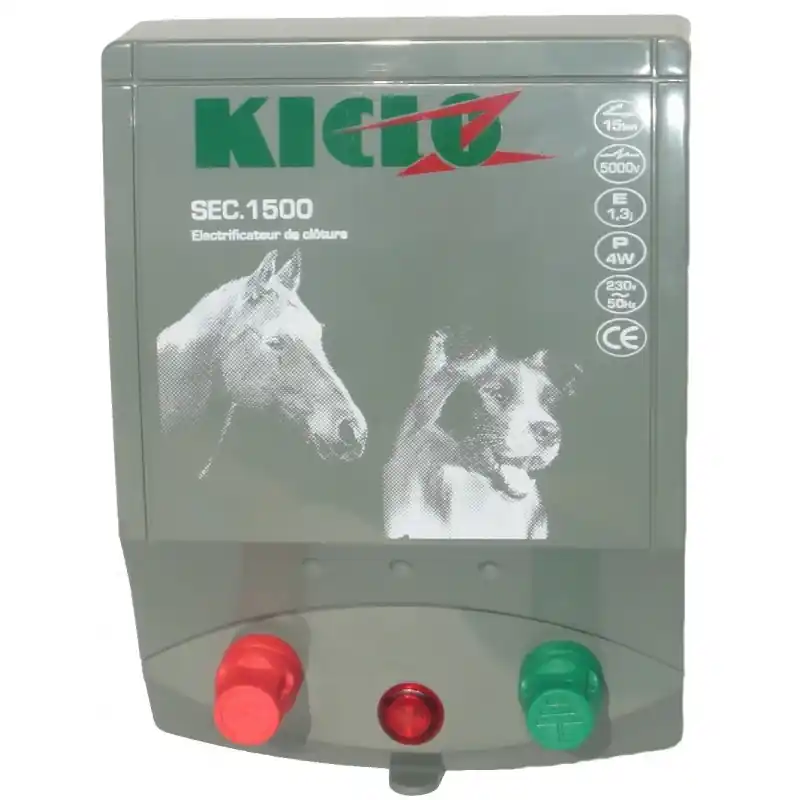 Usine Directe ÉLECTRIFICATEUR DE CLÔTURE SEC 1500 - KICLO