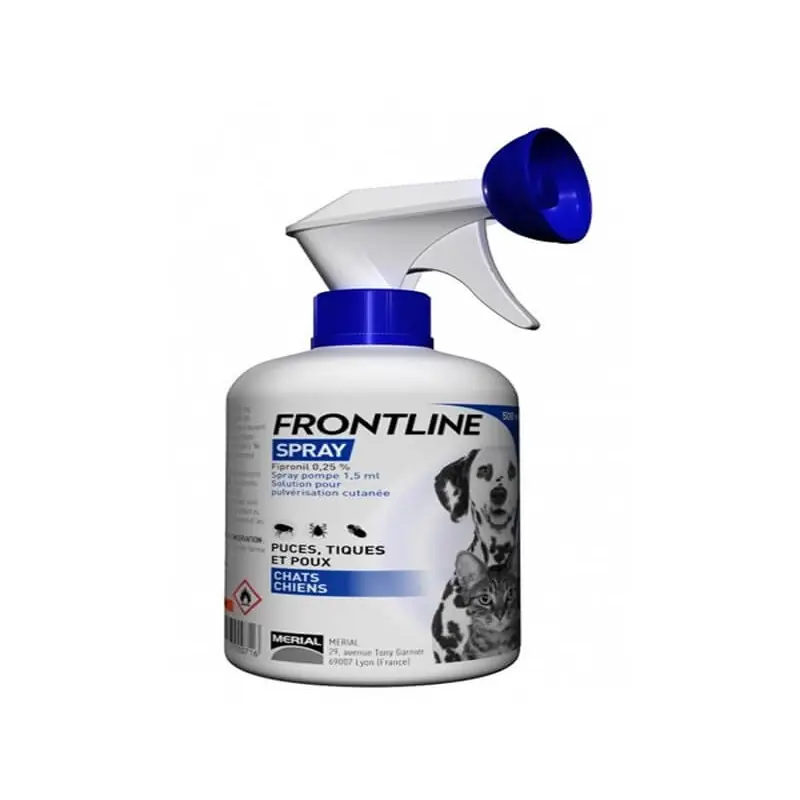 SPRAY PUCES/TIQUES 250ML - FRONTLINE Dernier Modèle