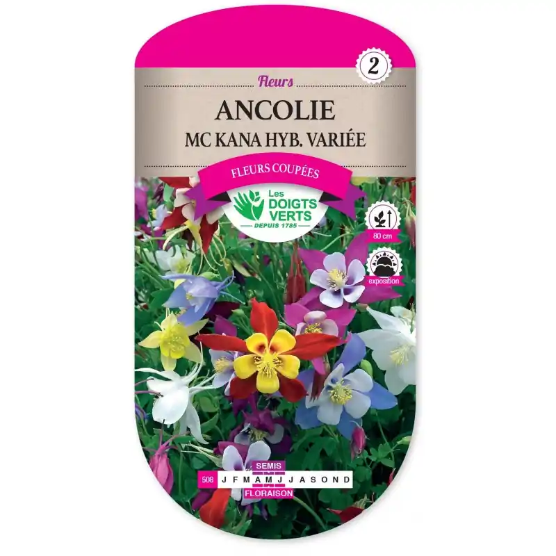 Vente Flash ANCOLIE MC KANA HYBRIDE VARIÉE – CATÉGORIE 2 – LES DOIGTS VERTS