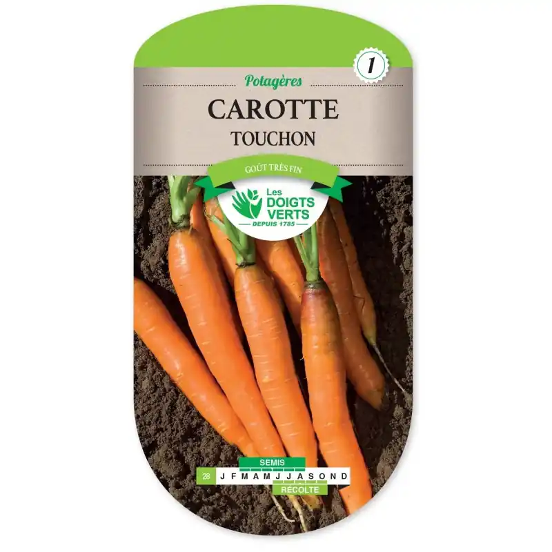 CAROTTE TOUCHON - CATÉGORIE 1 - LES DOIGTS VERTS Commander Vite