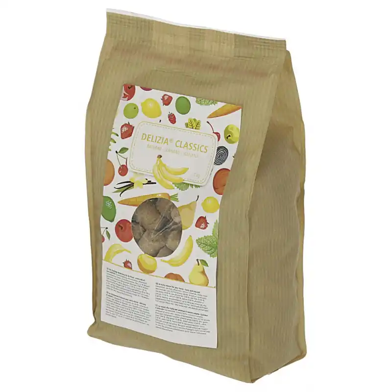 Top Vente FRIANDISES DELIZIA BANANE 1KG – KERBL