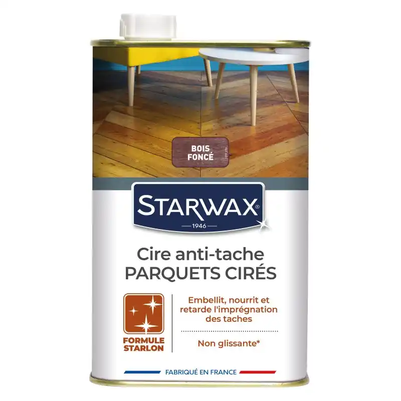 Prix Réduit CIRE STARLON LIQUIDE BOIS FONCE – STARWAX