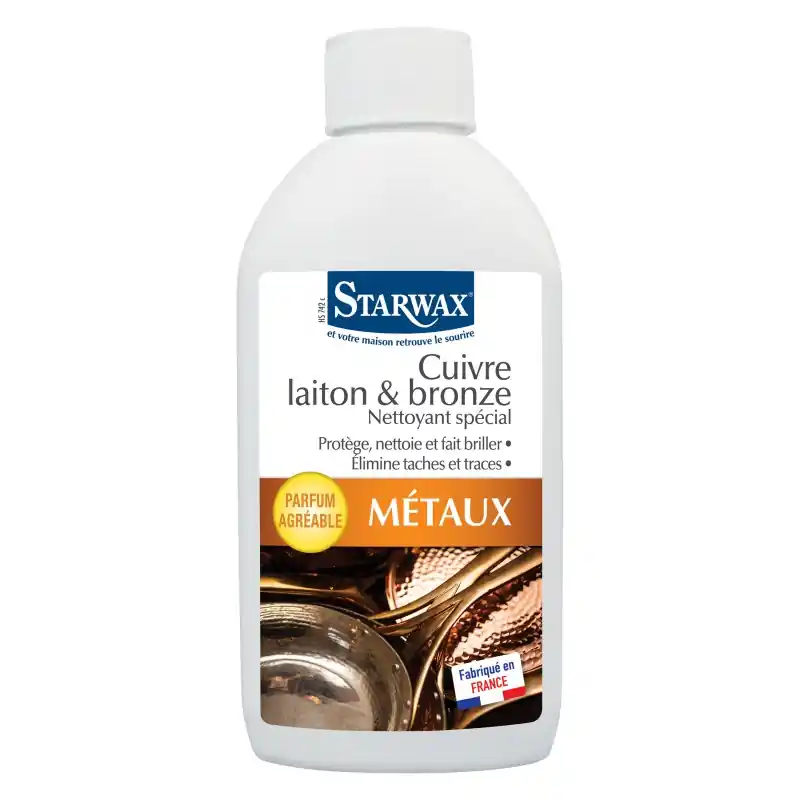 NETTOYANT CUIVRE LAITON & BRONZE 250ML - STARWAX Offre Spéciale
