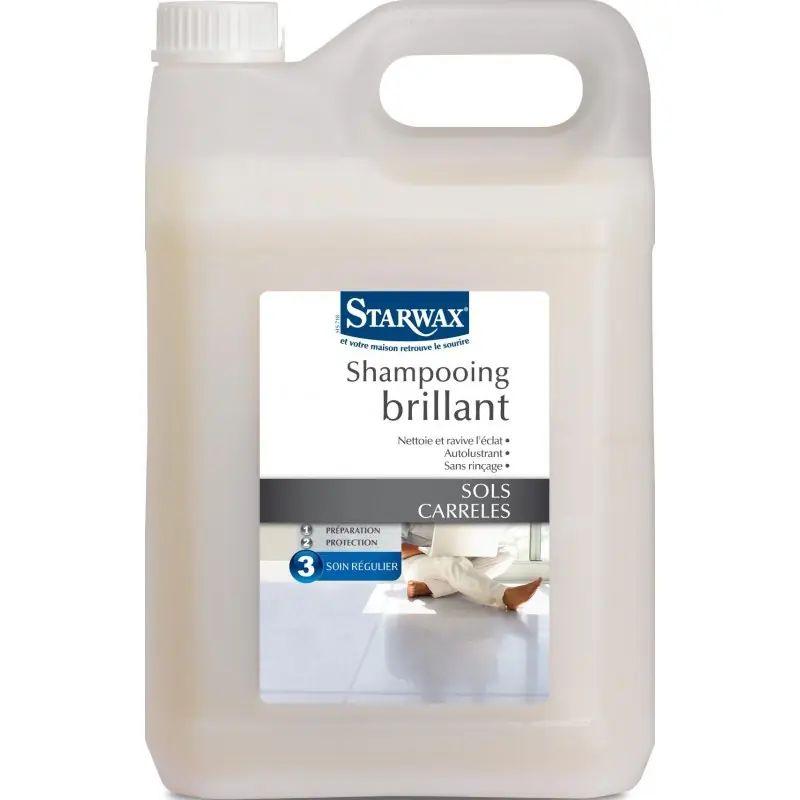 Achat Immédiat SHAMPOING BRILLANT AUTO LUSTRANT SOLS 5L – STARWAX