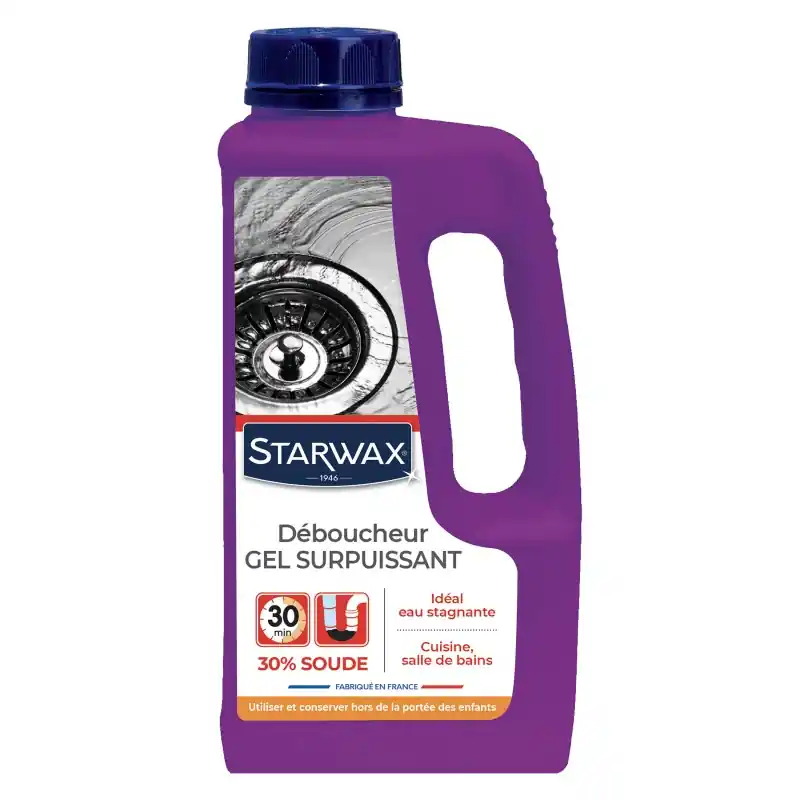 Authentique DEBOUCHEUR GEL CANALISATIONS 1L – STARWAX