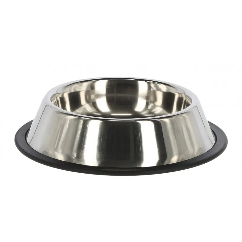 Dernière Chance GAMELLE INOX SUPPORT CAOUTCHOUC 1800ML – KERBL