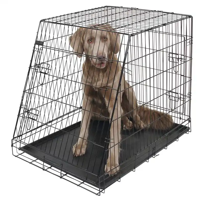 Vente Flash BOX DE TRANSPORT CHIEN GRILLAGÉE 107X74X85CM
