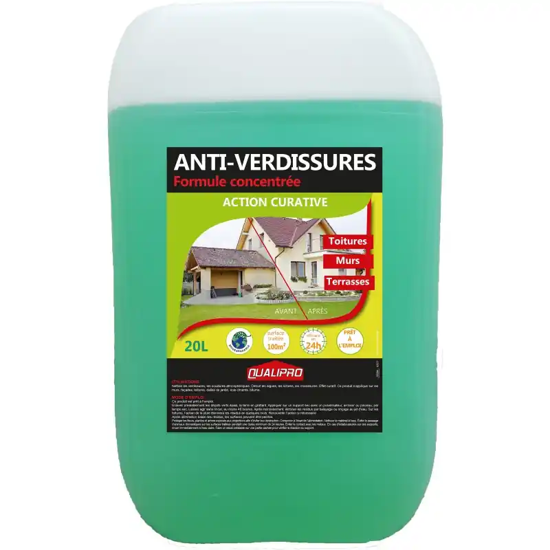 ANTI-VERDISSURES FORMULE CONCENTRÉE 20L - QUALIPRO Marque