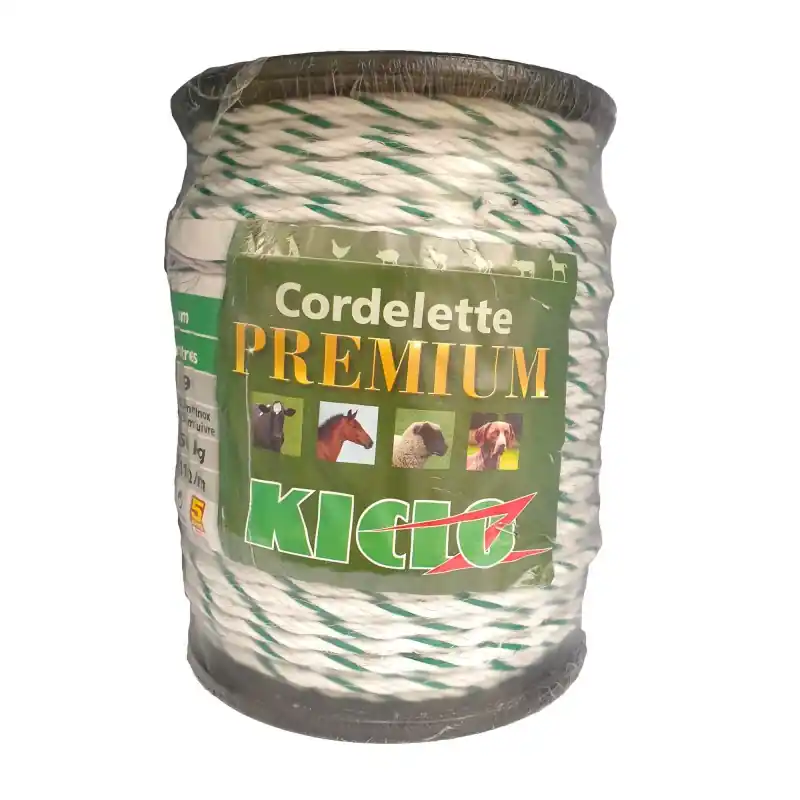 CORDELETTE CLOTURE PREMIUM 200M / 6,5MM – KICLO Offre Exclusive