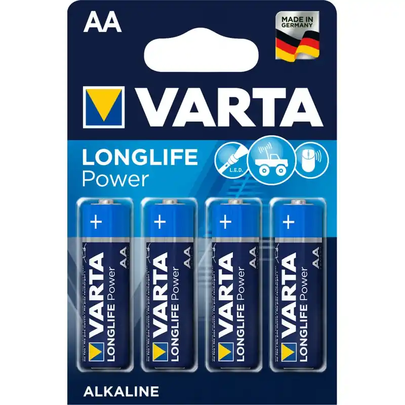 PILES X4 LONGLIFE POWER LR06 AA - VARTA Promotion