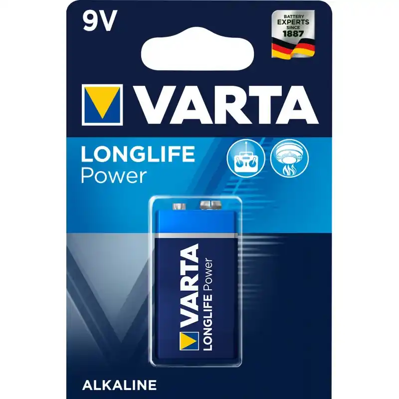 Acheter En Ligne PILE X1 LONGLIFE POWER 9V 6LR61 – VARTA