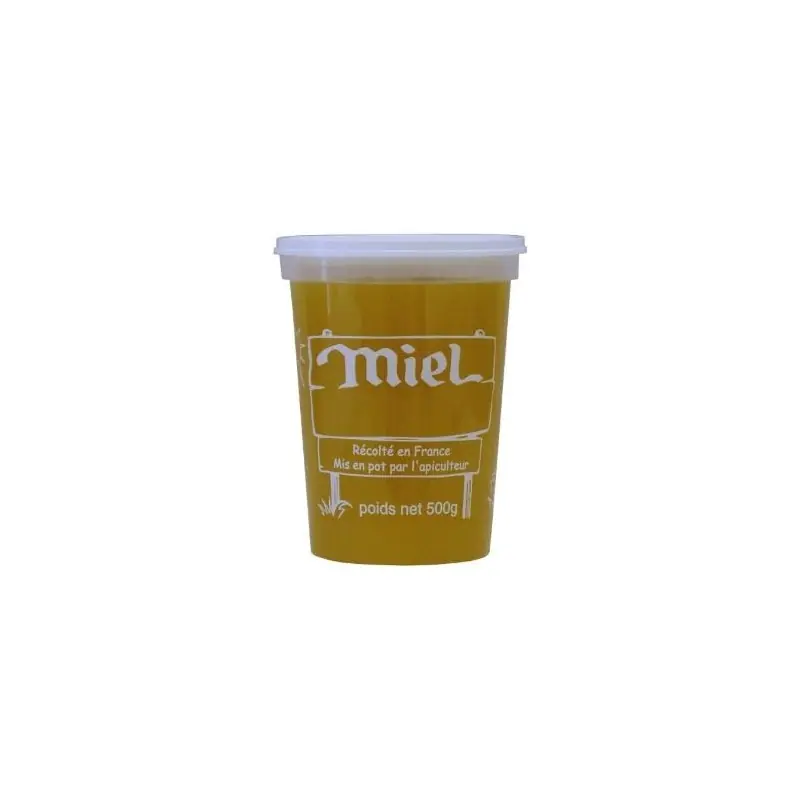 10 POTS EN PLASTIQUE POUR MIEL 500G PEP MIEL Pas Cher