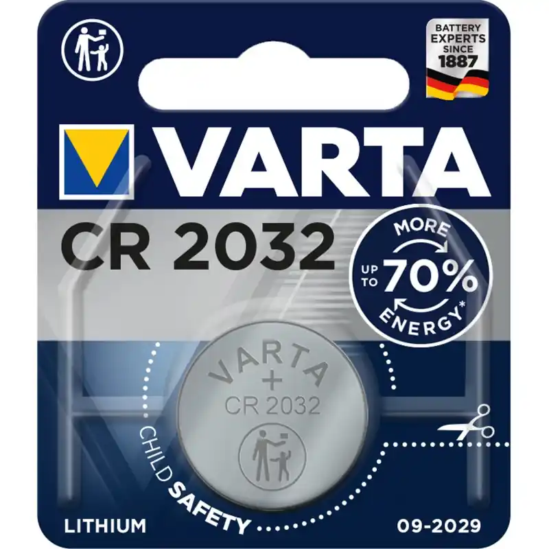 PILE X1 LITHIUM CR2032 3V - VARTA Meilleure Vente