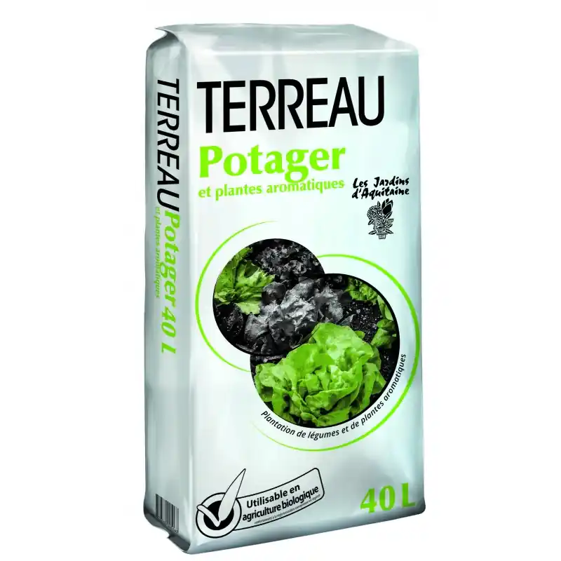TERREAU POTAGER 40L – LES JARDINS D‘AQUITAINE Retour Gratuit
