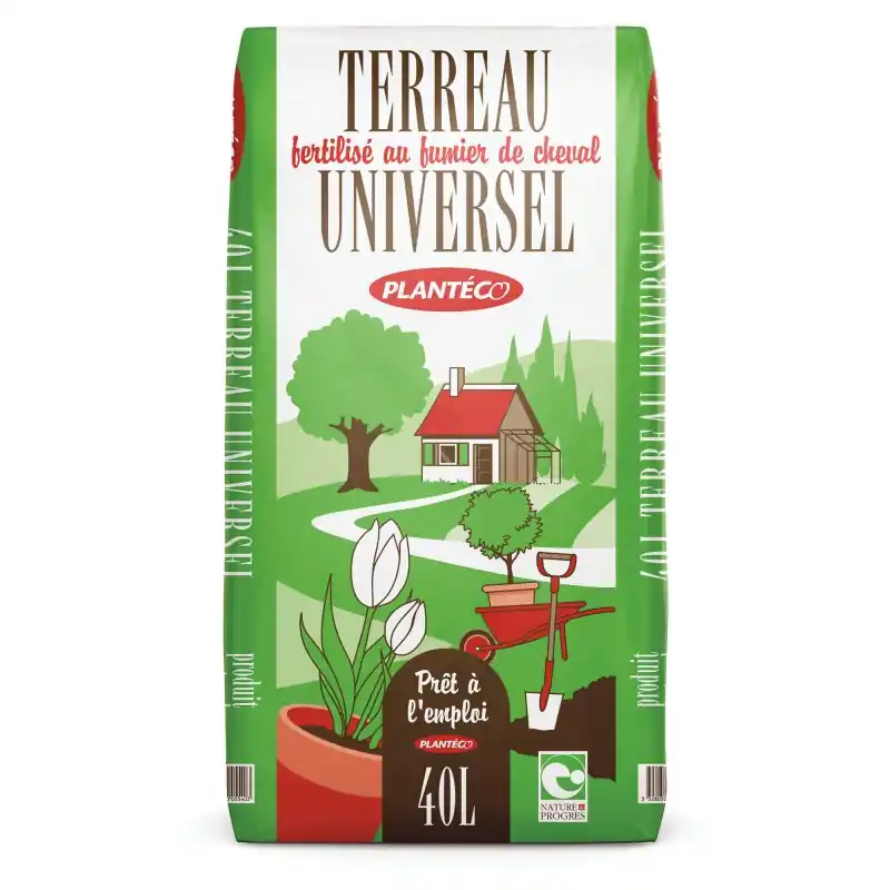 TERREAU UNIVERSEL AU FUMIER DE CHEVAL 40L – FUMECO Meilleur Choix
