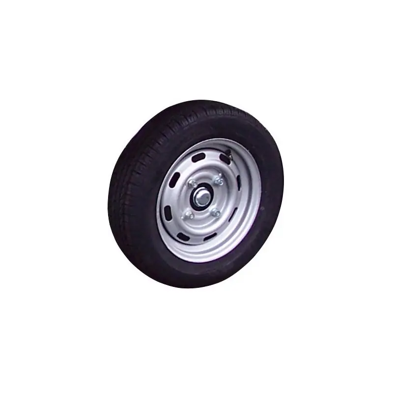 Dernier Modèle ROUE COMPLÈTE ROUTIÈRE 145/80×13 – 4 TROUS 115 – TRAILERS EQUIPMENT