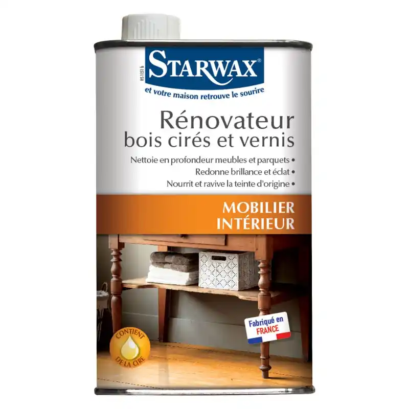 Seulement Aujourd&rsquo;hui RÉNOVATEUR BOIS CIRÉS VERNIS 500ML – STARWAX