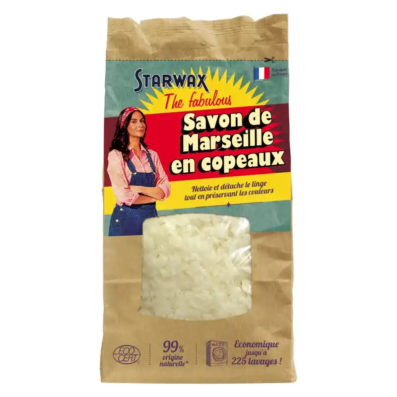 Usine Directe SAVON DE MARSEILLE EN COPEAUX 750G – STARWAX THE FABULOUS