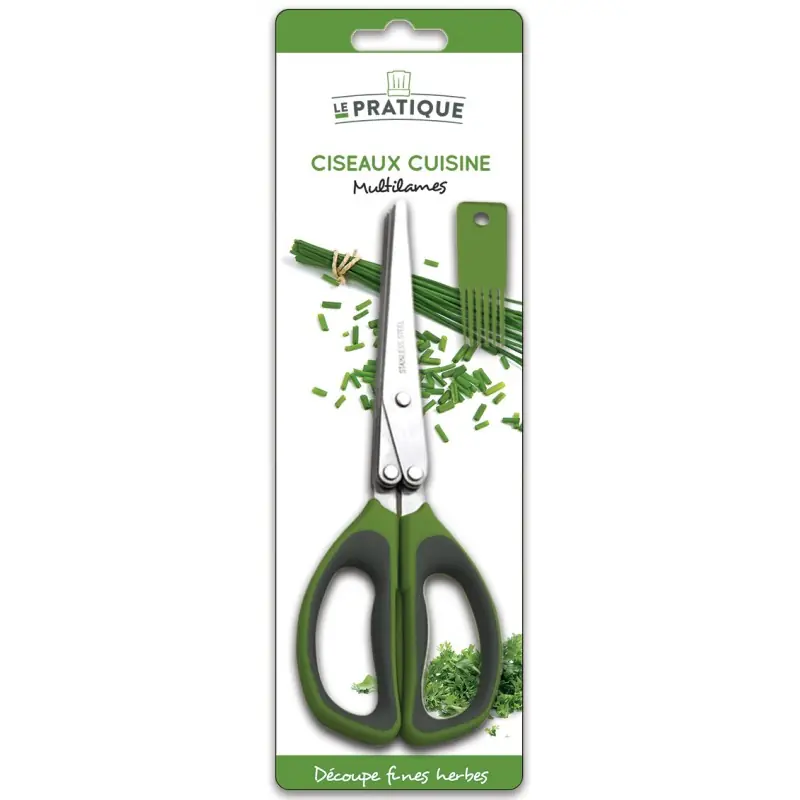 Commande En Gros CISEAU MULTILAMES POUR FINES HERBES – LE PRATIQUE