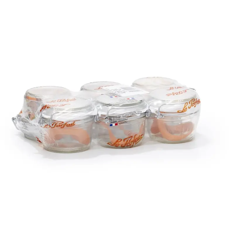6 TERRINES 125G Ø 70MM – LE PARFAIT Commander Vite