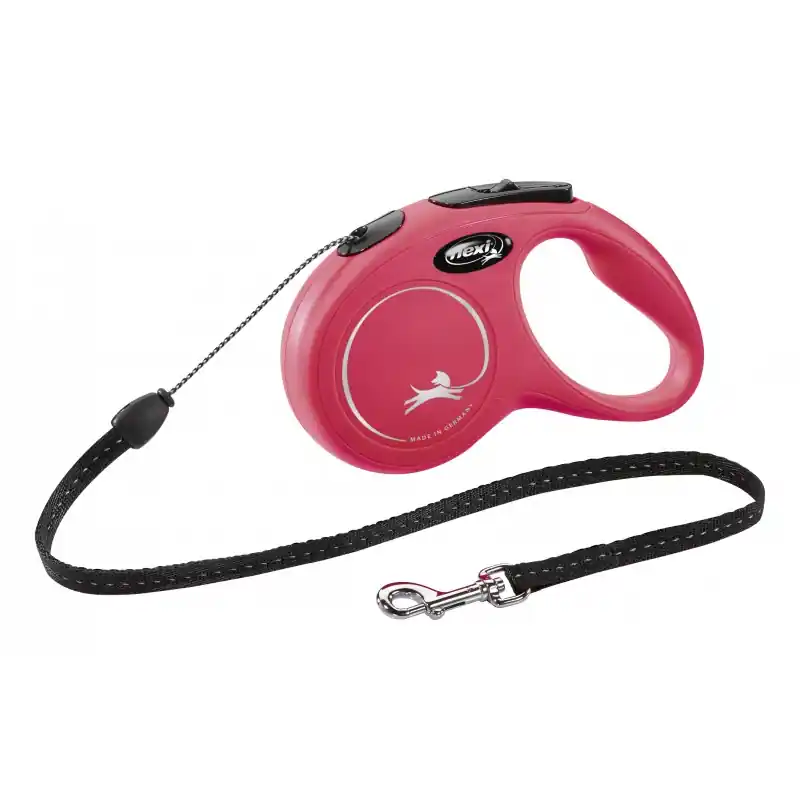 LAISSE FLEXI CLASSIQUE JUSQU A 12KG ROUGE – KERBL Usine Directe