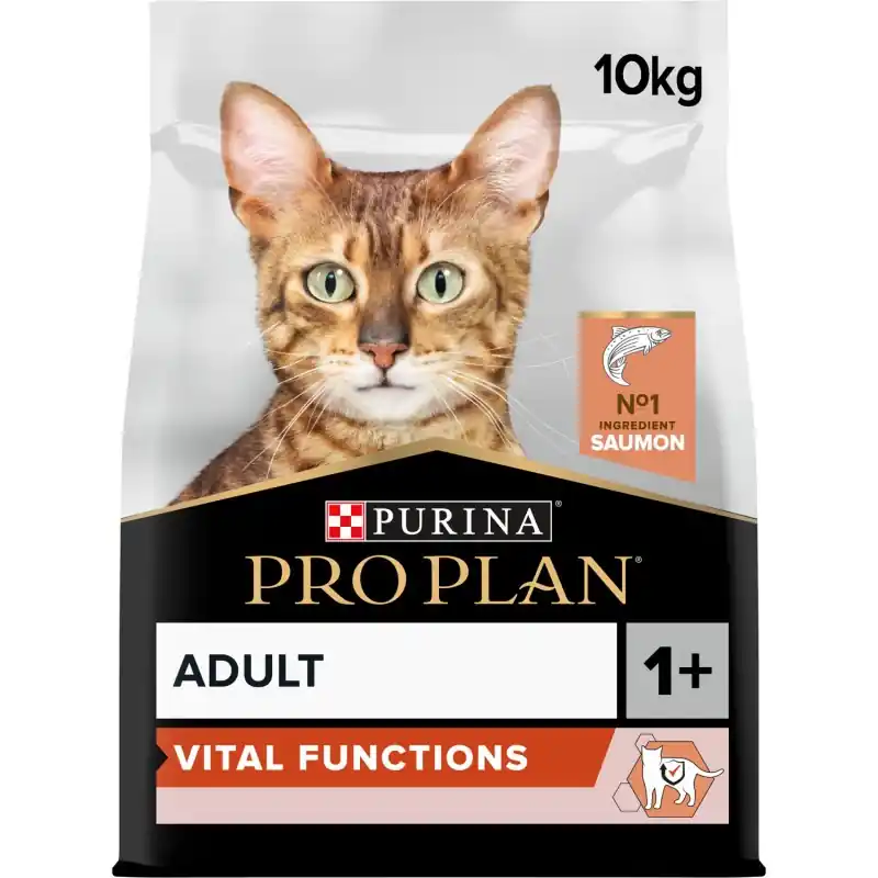CROQUETTES CHAT PRO PLAN ORIGINAL ADULT – OPTISENSES – RICHE EN SAUMON – 10KG Bon Marché