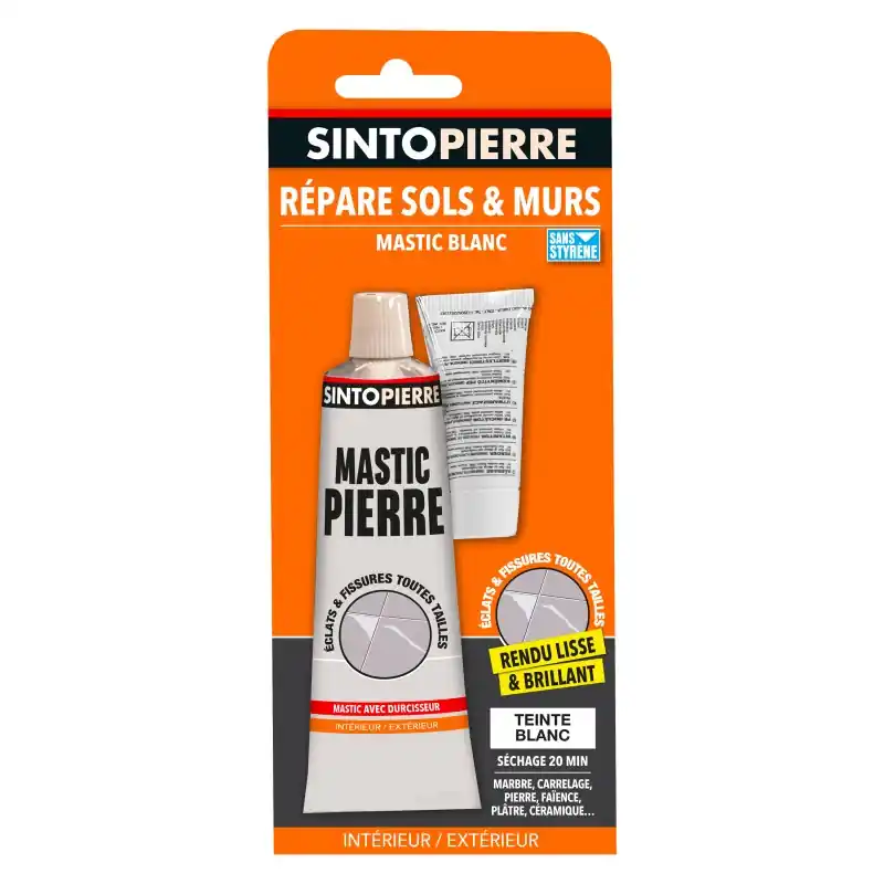 MASTIC DE REPARATION BLANC TUBE 100G - SINTOPIERRE Prix Choc