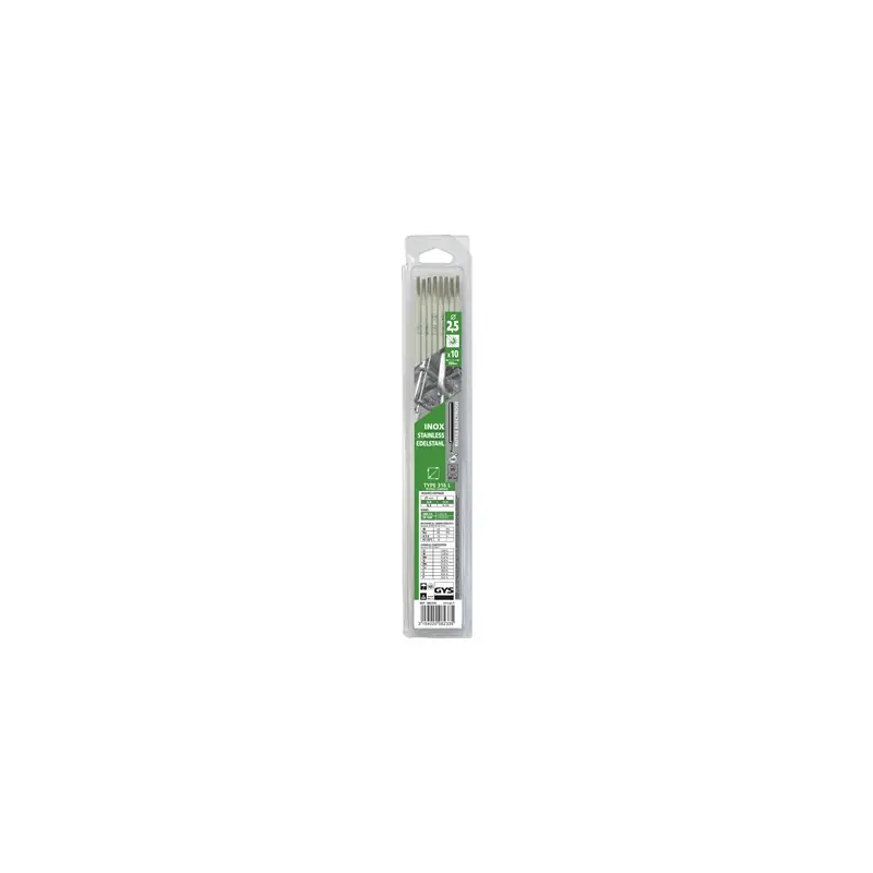 ÉLECTRODES INOX Ø2,5 X10 – GYS Usine Directe